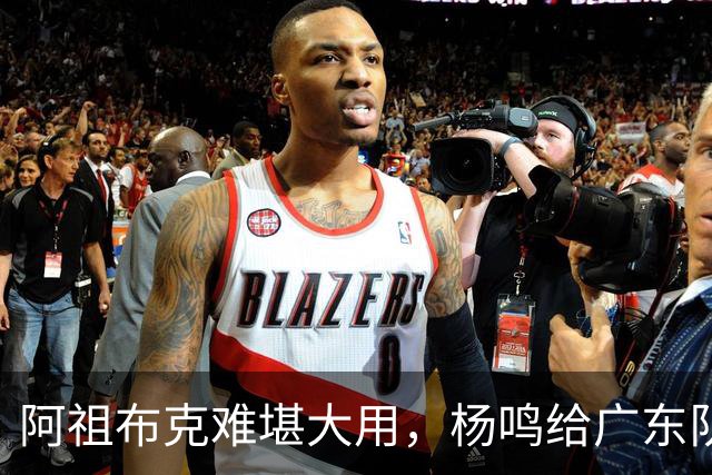 阿祖布克难堪大用，杨鸣给广东队支招，赶紧签回莫兰德，便宜好用